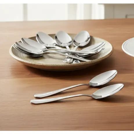 Kit 12 Colheres Talheres Jantar Comer Pegador Cozinha Inox Conjunto Completo