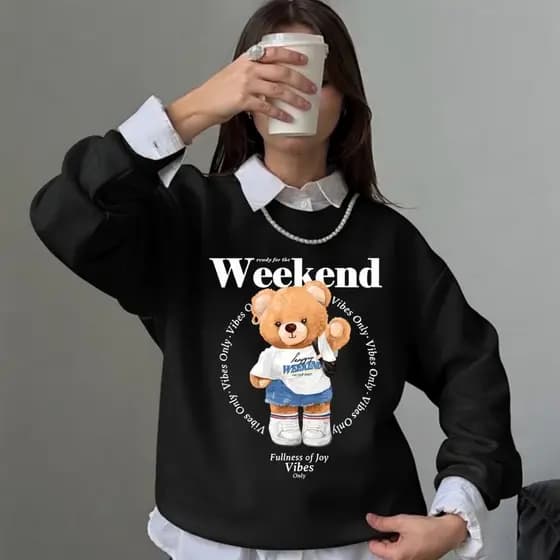 Moletom Feminino Básico Estiloso Moda Inverno Casual Gringa Looks Modinha Blogueirinha Fofo Chique Estiloso