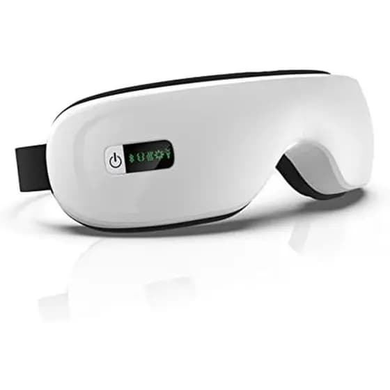 Massageador De Olhos Com Calor , Máscara Aquecida Para Secos , Dispositivo Cuidados Os Recarregável Musical Relaxamento