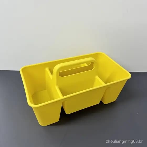 Caixa de armazenamento para mesa, organizador de mesa de escritório, caixa de organização, caixa portátil, controle remo