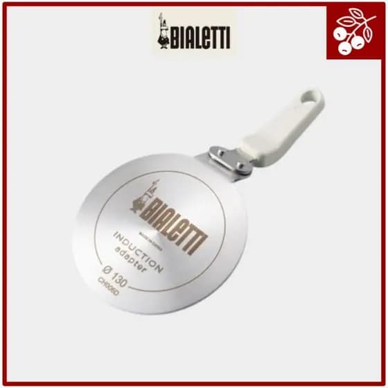 Placa Adaptadora De Indução Para Moka Pot 13cm – Alça Creme Exclusiva