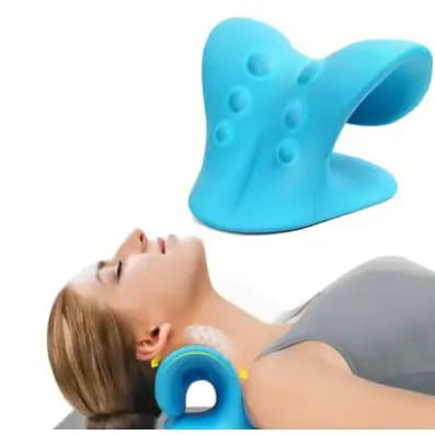 Massageador Relaxante Alongador Cervical Para O Pescoço