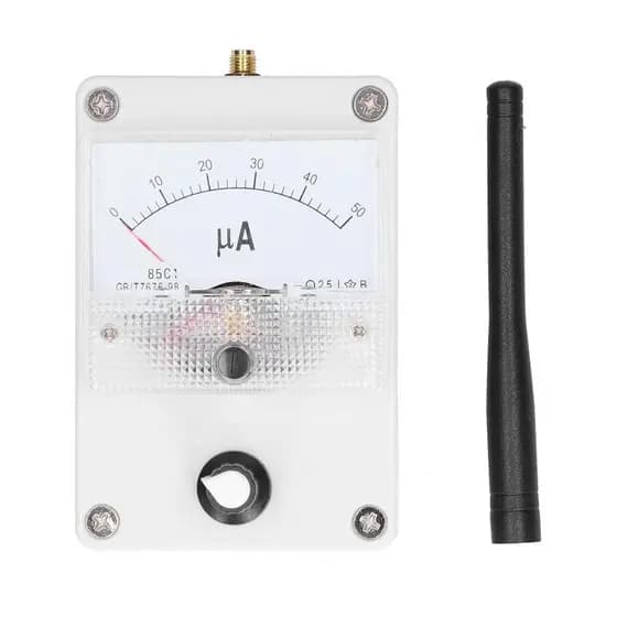 Medidor de Nível de RF Tipo Dial 100K1000MHz, Medidor Indicador de Intensidade de Campo com Antena, Adequado para Radia