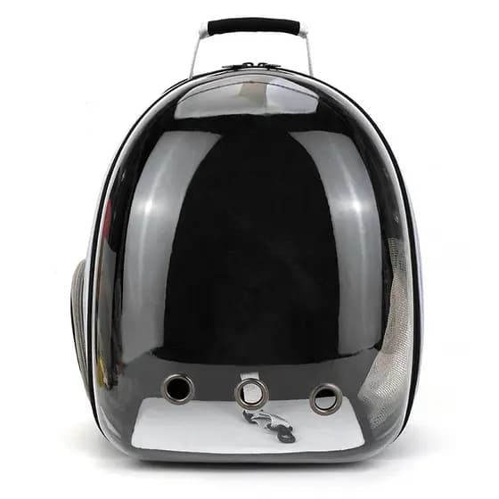 Transparente transparente saco para animais de estimação mochila respirável resistente ao desgaste pequeno cão mochila p
