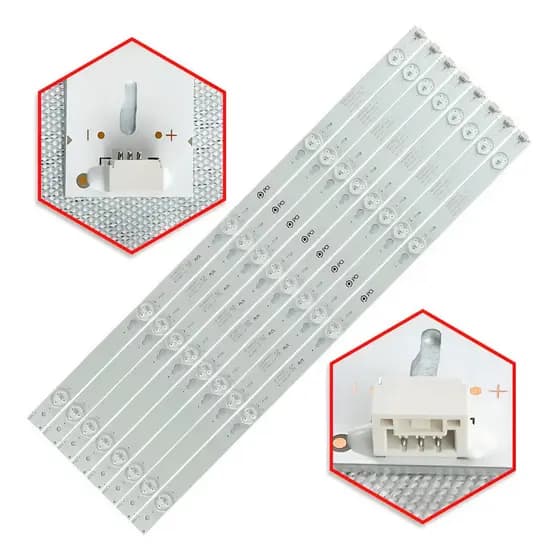 Kit 8 Barras Led Tv L48s4700fs L48s4700 48d2700 6v tudo eletro
