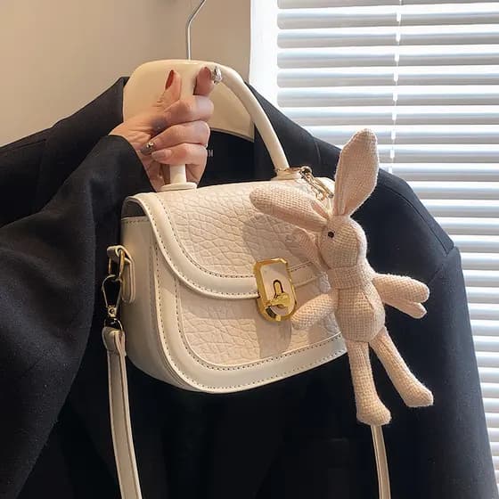 bolsa transversal feminino bolsa feminina Bolsa feminina elegante nicho bolsa mensageiro portátil de venda quente