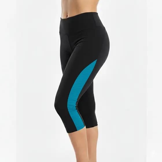 Calça Legging Capri Preta Corsário Dry Feminina Academia Fitness