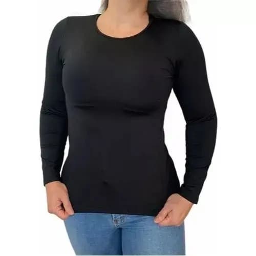 Blusa Térmica Feminina, Peluciada , Flanelada Segunda Pele Inverno, Blusa De Frio Feminina, Bem Quentinha
