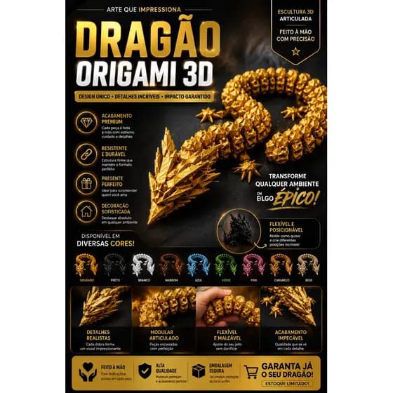 Dragão Articulado 3D