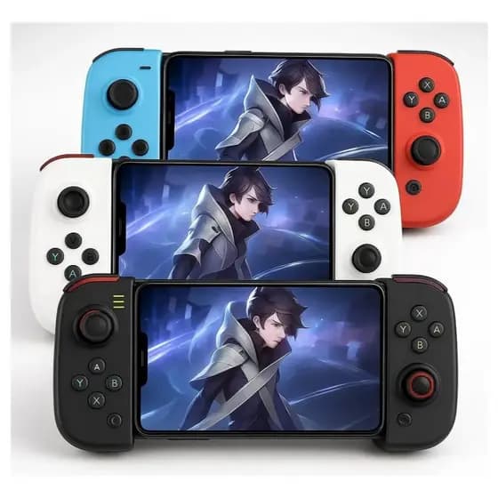 Controle Gamepad Joystick Suporte Celular Bluetooth 5.0 Android Iphone