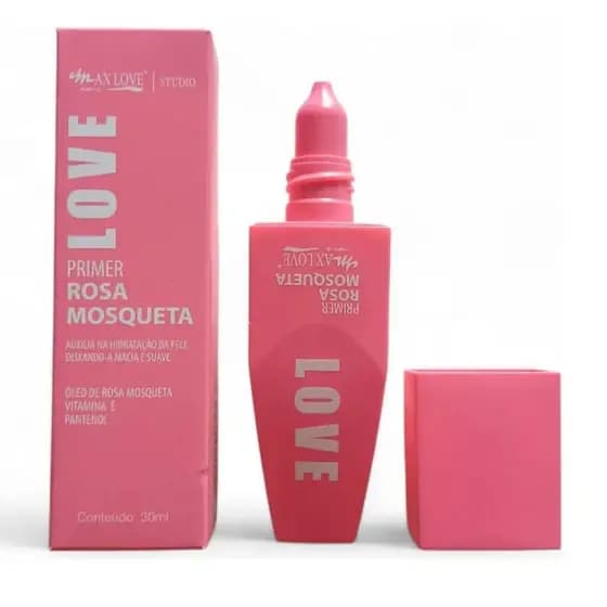 Primer Facial MaxLove - Anticraquelamento Rosa Mosqueta / Vitamina C