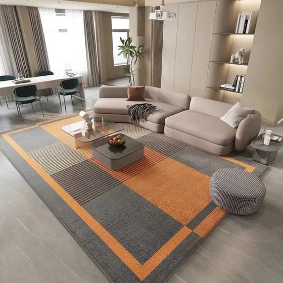 Tapete sala de estar moderna luz luxo 2024 novo estilo High-End mesa de centro completa cobertor quarto cabeceira resist