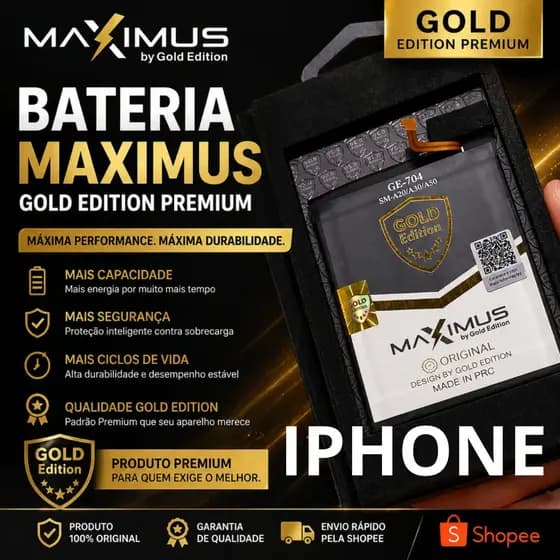 Bateria Premium Compatível Iphone Com Garantia