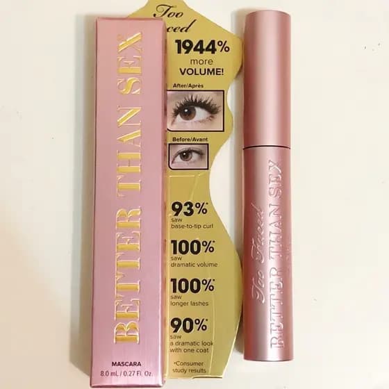 Too Faced Eye Preto Anti Manchas À Prova D'água Grosso Natural Curling Slim Mascara 8ml