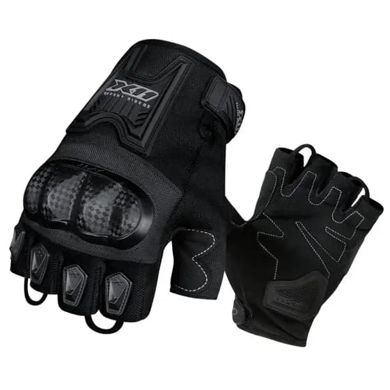 Luva Proteção Meio Dedo Original X11 Original Moto Motociclista Motoqueiro Masculina e Feminina