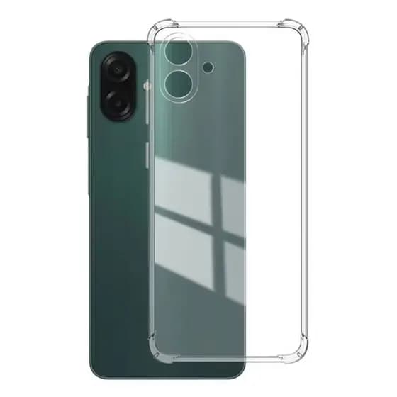 Capa De Celular Transparente Para Samsung Galaxy A07 + Película Cerâmica
