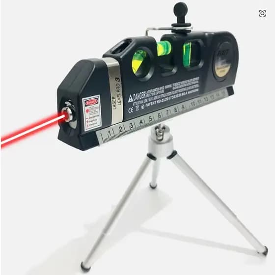 Nível Laser Profissional Trena Level Pro3 Estágios Nivelador + Tripé