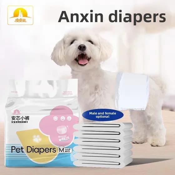 Fraldas para animais de estimação, fraldas descartáveis, suprimentos, calças fisiológicas, fraldas para cães, suprimento