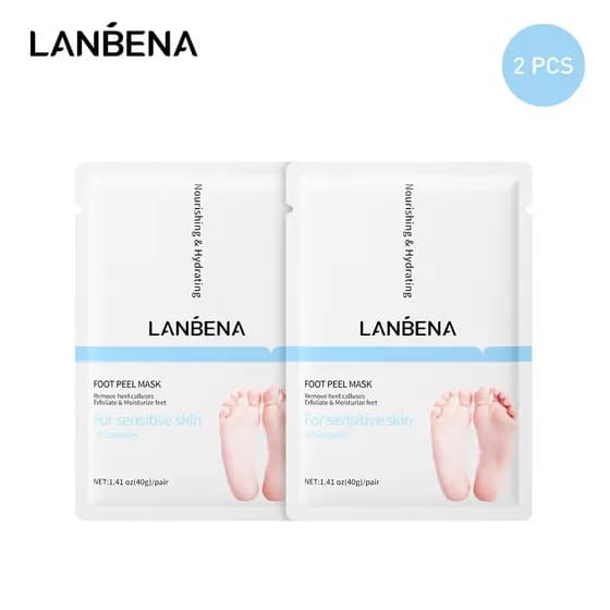 LANBENA Foot peel mask repair dry and sensitive skin Repairing stratum corneum removes unwanted dead skin Skincare 2