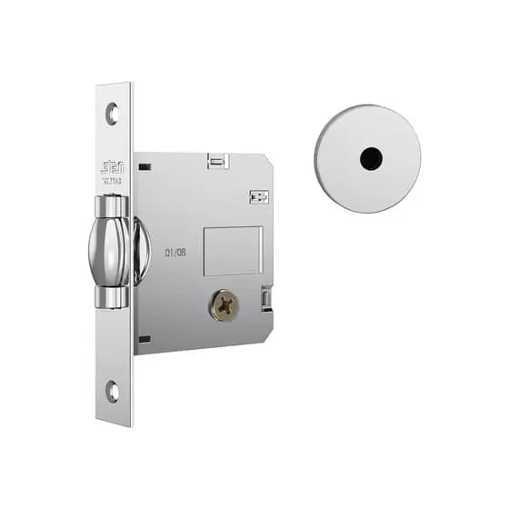Fechadura Tetra 1005 Roseta Redonda Inox Stam