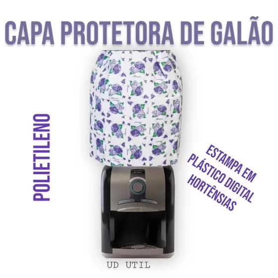Capa Protetora Estampada Protetor Para Galão De Água 20 Litros de Polietileno Original