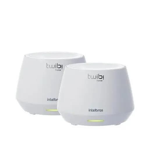 Conjunto Roteador WiFi Mesh AX 1500 Twibi Force Intelbras