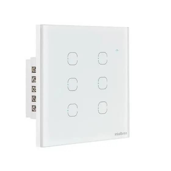 Interruptor Inteligente 6 Teclas Touch Smart WiFi Intelbras EWS 1006 BR