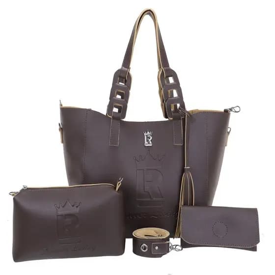 KIT 03 EM 01 BOLSA SACOLA TRANSVERSAL COLEÇÃO NOVA