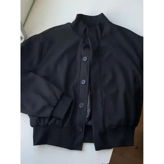 2025 curto largo primavera outono High-End sentimento casal jaqueta de lã masculina versão coreana na moda jaqueta ins P