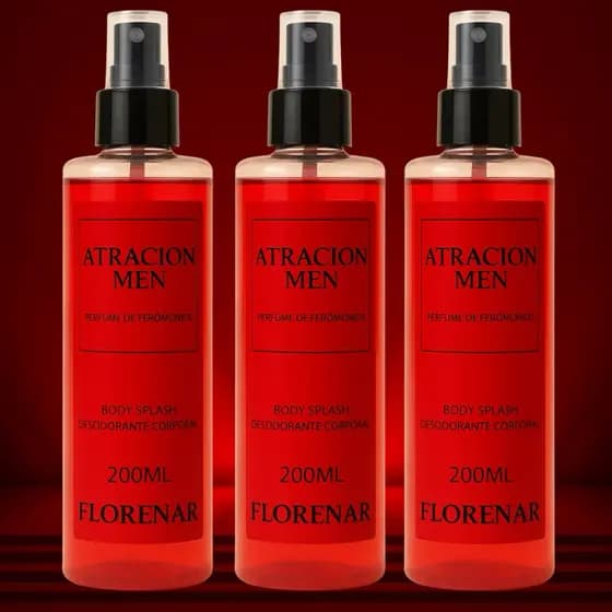 Body Splash Masculino Perfume com Feromonios 200ml