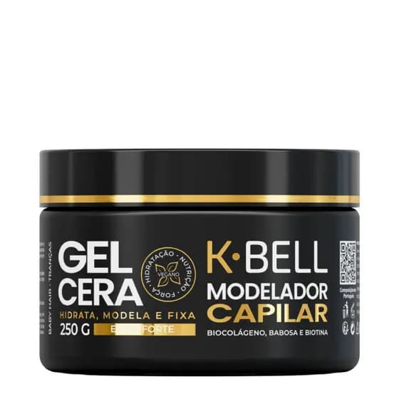 Gel Cera Modelador Ultra Fixador K.BELL 250g
