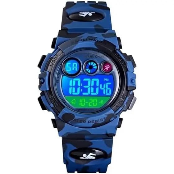 Relógio Esportivo Digital CakCity Kids Para Meninos – De Pulso Militar À Prova D'água Ao Ar Livre Com Alarme & amp ; Cro