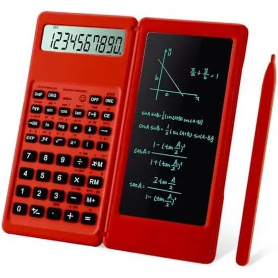 Calculadoras Científicas IPepul Para Alunos , Tela Grande De 10 Dígitos , Calculadora Matemática Com Bloco De Notas , Sa