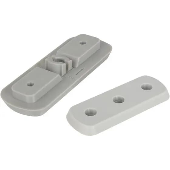 Suporte de Reposição para Quebra-Sol Cinza para Chevrolet Colorado e GMC Canyon 2004-2011 - Quebra-Sol para Motorista e
