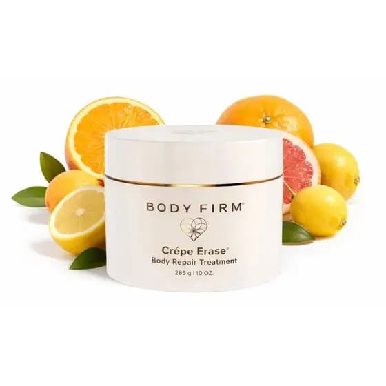 Em estoqueBODYFIRMCrepeEraseBodyRepairTreatment, Anti-idade, Antirrugas, Suporta Elastina e Colágeno - 10oz NLO4