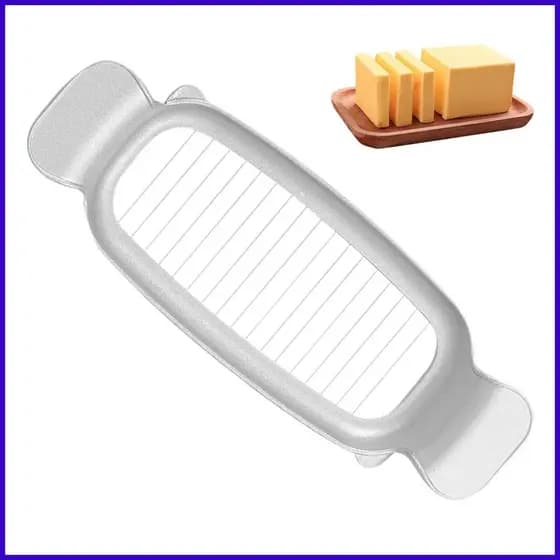 Fatiador De Queijo Aço Inoxidável Alça Ergonômica Ferramenta De Corte Cozinha Alimentos Portátil Cortador De Bloco De Ma
