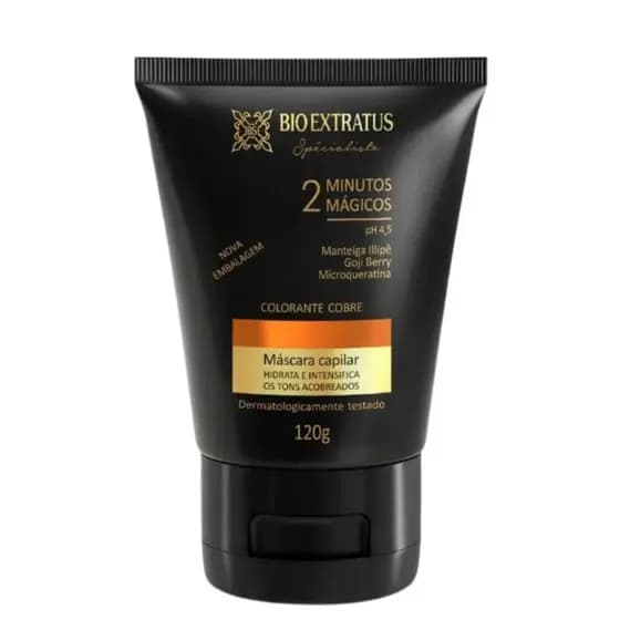 MÁSCARA COLORANTE COBRE 120G - BIO EXTRATUS