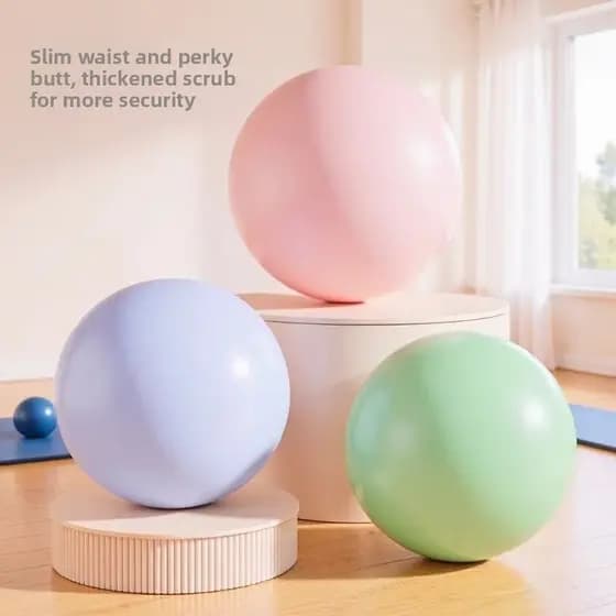 PVC Mini bola de Yoga 25cm Pilates pequena bola bacia inferior treinamento muscular Fitness engrossado à prova de explos