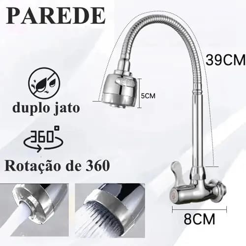 Cozinha Parede Torneira Pia Cozinha Chuveirinho Torneira