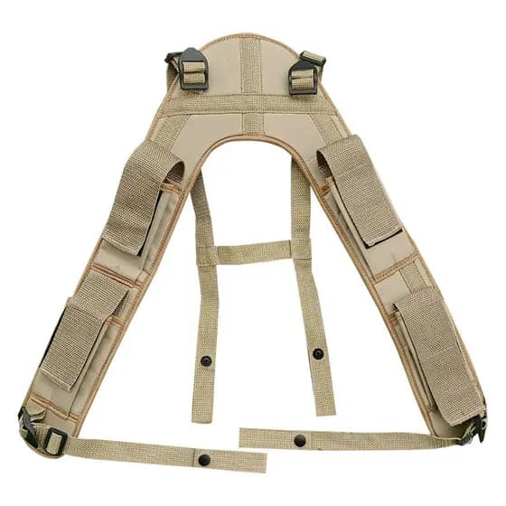 Suspensório Campo H Campanha Bolsos Coyote Coyote H