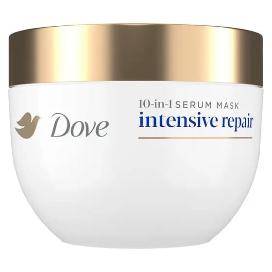 Máscara Sérum Dove Hair Intensive Repair 10 em 1 para Cabelos Danificados com Tecnologia Bio-Protein Care e Sérum de Ami