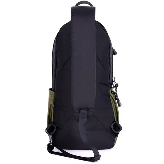 Bolsa de peito transversal de um ombro profundo de barril longo bolsa de peito masculina de grande capacidade na moda lo
