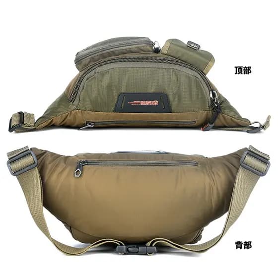 Genuíno Original multifuncional saco de cintura masculino saco de peito Fitness leve saco do mensageiro viagem saco do t