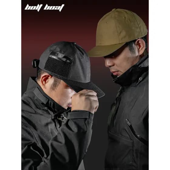 Bolt barco barco ao ar livre tático chapéu masculino estilo funcional chapéu de beisebol boné pontiagudo