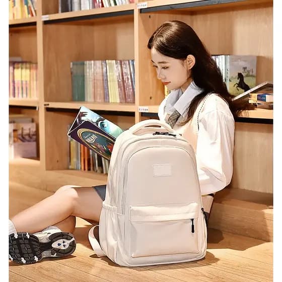 Francês Colorin Kite mochila estudante do sexo feminino grande capacidade simples ins Campus masculino japonês computado