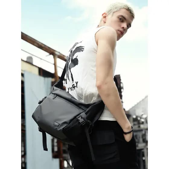 França Colorin Kite bolsa de ombro masculina Street Wear moda Casual saco do mensageiro esportes masculino grande capaci