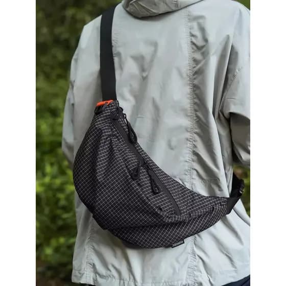 França Mlcanl Kons mensageiro bolinho saco feminino 2026 novo estilo nicho All-Match ombro saco do mensageiro masculino