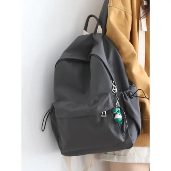 Hong Kong IT HKins All-Match simples cor sólida mochila feminina moda mochila feminina estudante universitário mochila f