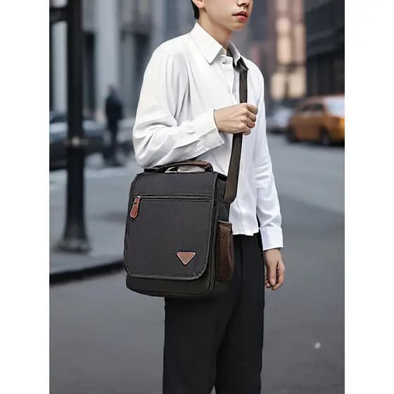 Nova bolsa de ombro Casual na moda negócios Commuter leve ipad saco do mensageiro versão coreana Digital à prova dwaterp