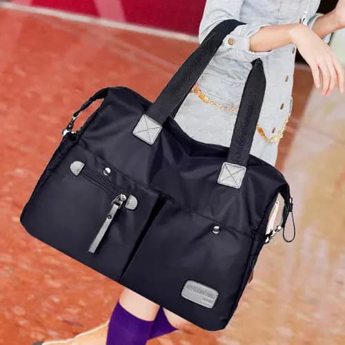 2025 Novo Estilo Grande Capacidade Versão Coreana Bolsa Feminina Bolsa de Ombro Bolsa de Pano Mensageiro Bolsa Grande Bo